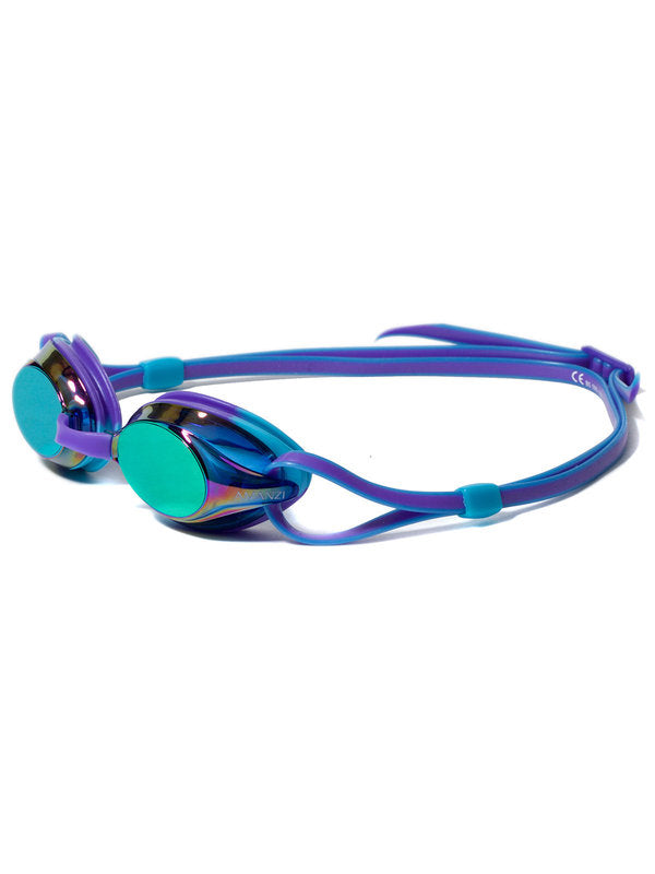 AMANZI Axion Aqua & Purple Goggles