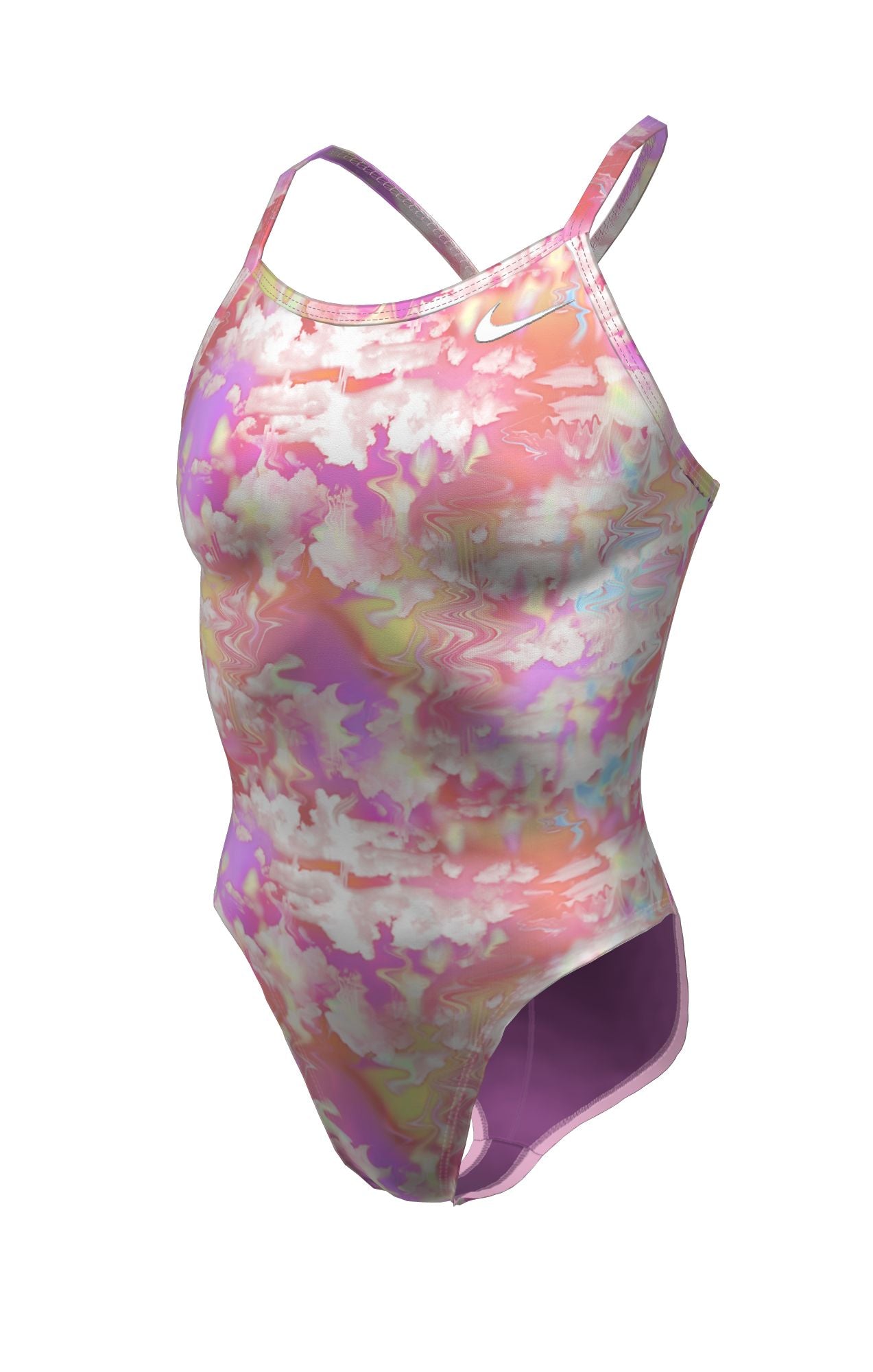 Nike Hydrastrong Multi Print Racerback Splice One Piece
