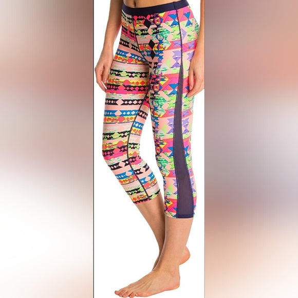 TYR Women's Boca Chica Aerial Mesh Splice Capri