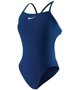 NIKE SWIM Poly Core Solid Female Cut Out Tank