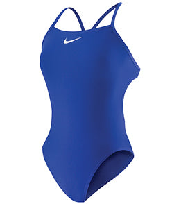 NIKE SWIM Poly Core Solid Female Cut Out Tank