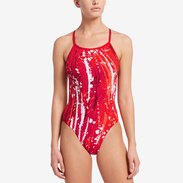 NIKE Women\'s Splash Modern Cut-Out One-Piece
