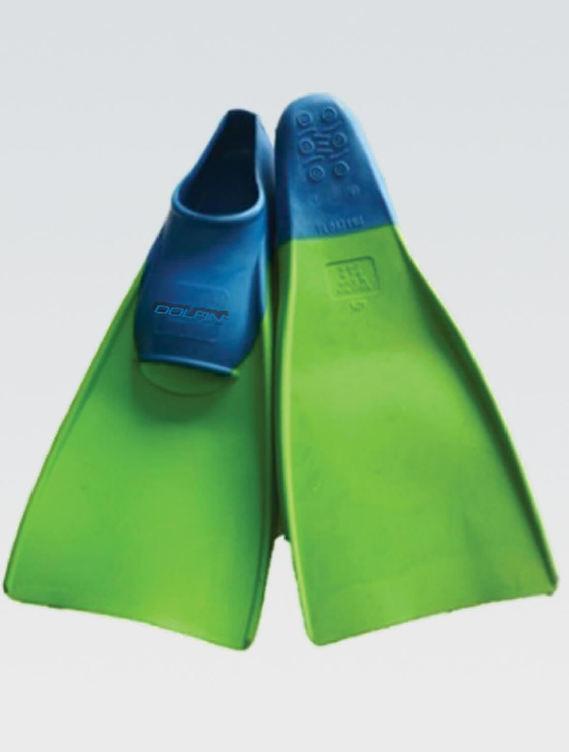 DOLFIN Swim Fin - Child Sizes 8-11, Lime