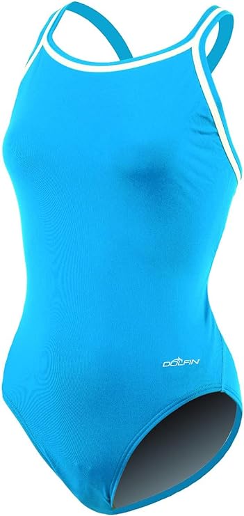 Dolfin women\'s poly team solid chloroban womens dbx back One Piece Swimsuit (Copy)