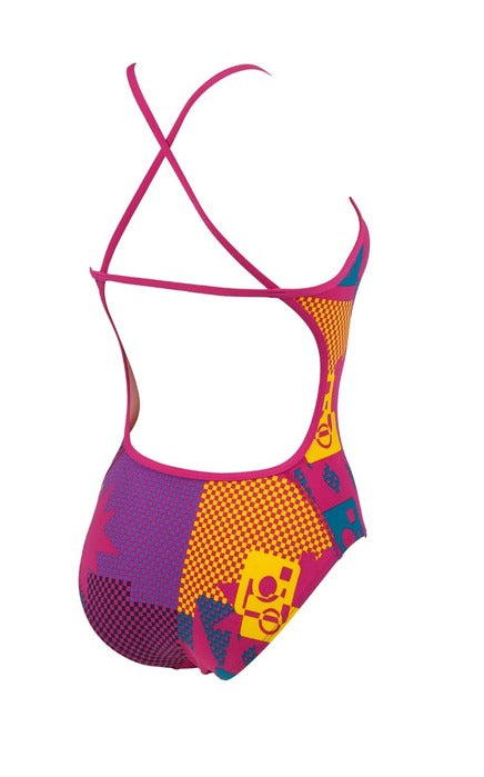 ARENA Women\'s Ska Accelerate Back One Piece Swimsuit