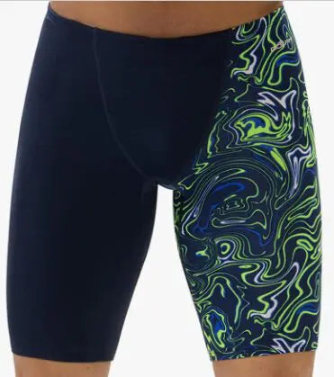 Metuchen Golf & CC__Dolfin FORCEFIELD Male Jammer, Blue/Green