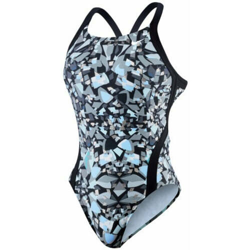 NIKE SWIM Shattered Glass Modern Female Fast Back Tank Youth