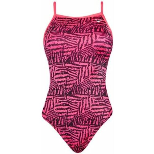 Finals Women's Funnies Tiger Tribal Wing Back Swimsuit