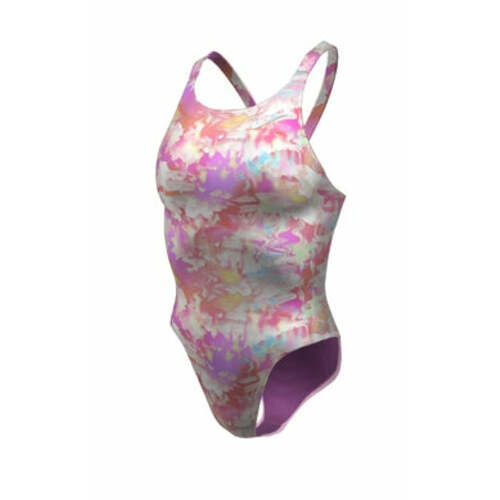 Nike Women's Hydrastrong Multi Print Fastback One Piece Swimsuit