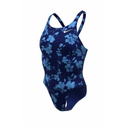 Nike Women's Hydrastrong Multi Print Fastback One Piece Swimsuit