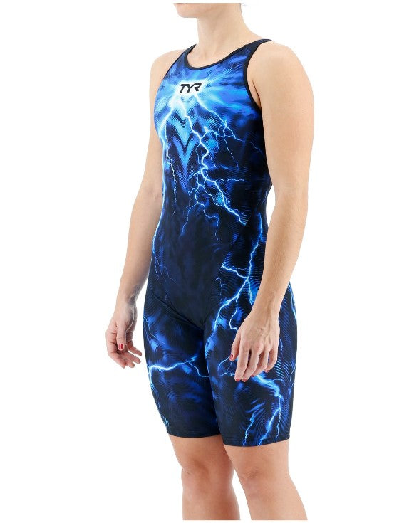 TYR Womens Oblivion Venzo Phantom Closed Back Swimsuit