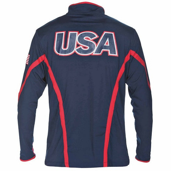 ARENA Official USA Swimming National Team Men's Tech 12 Zip