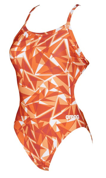ARENA Women\'s Shattered Glass Challenged Back One Piece Swimsuit