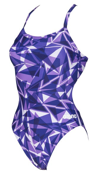 ARENA Women\'s Shattered Glass Challenged Back One Piece Swimsuit