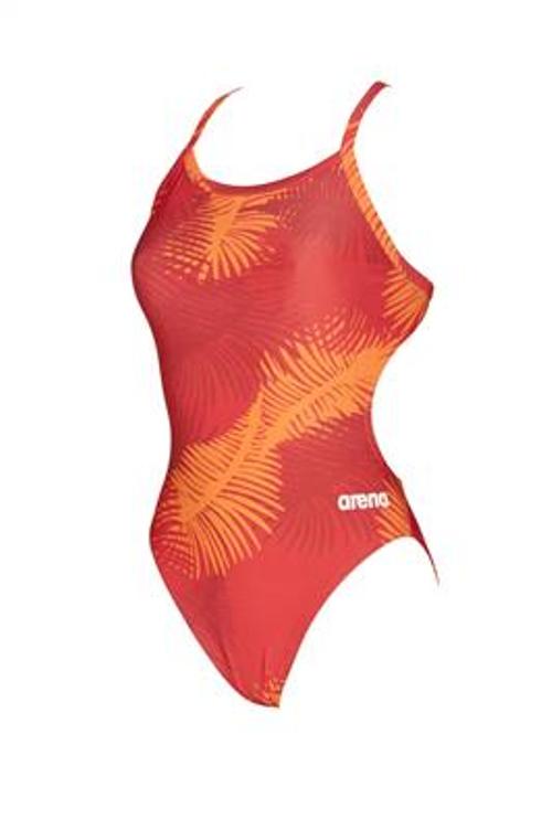 ARENA W Palm Forest Light Drop Back One Piece Fl Variants