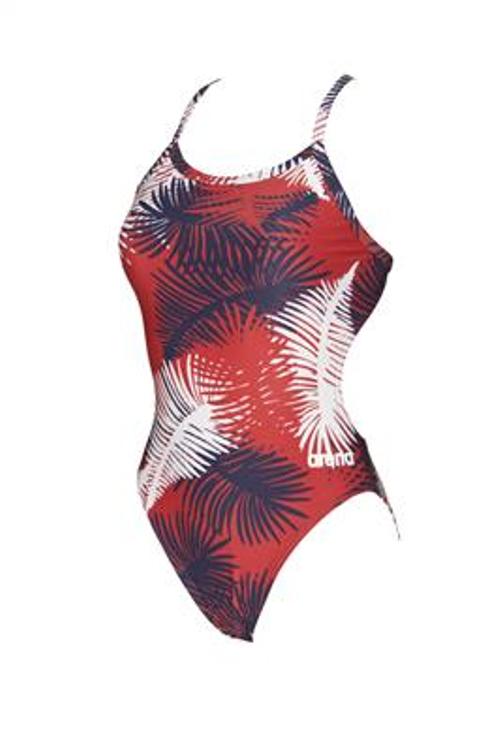 ARENA W Palm Forest Light Drop Back One Piece Fl Variants