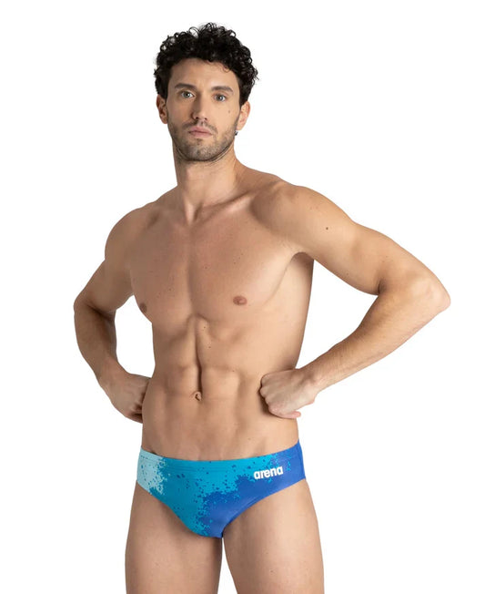 ARENA Men's Spraypaint MaxLife Brief Swimsuit