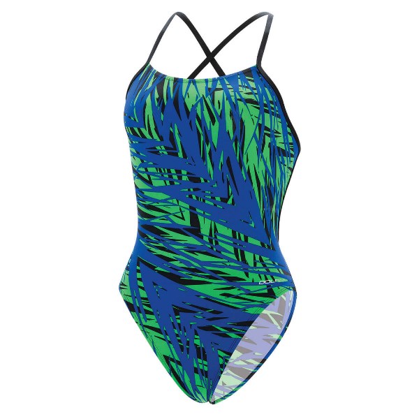 DOLFIN Women&#39;s Graphlite Fury Cross Back One Piece Swimsuit