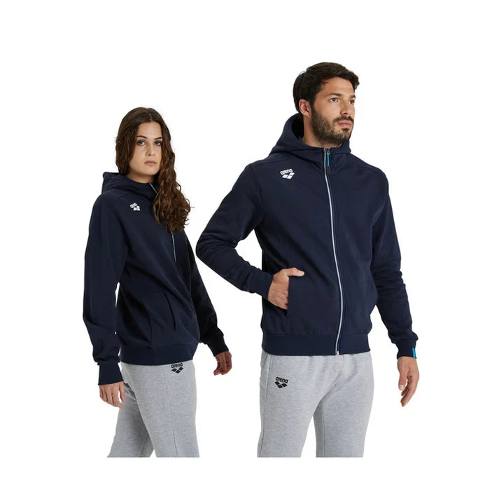 ARENA Unisex Team Panel Hooded Full Zip Jacket