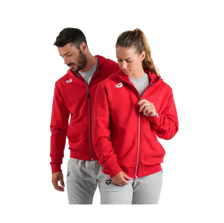 ARENA Unisex Team Panel Hooded Full Zip Jacket