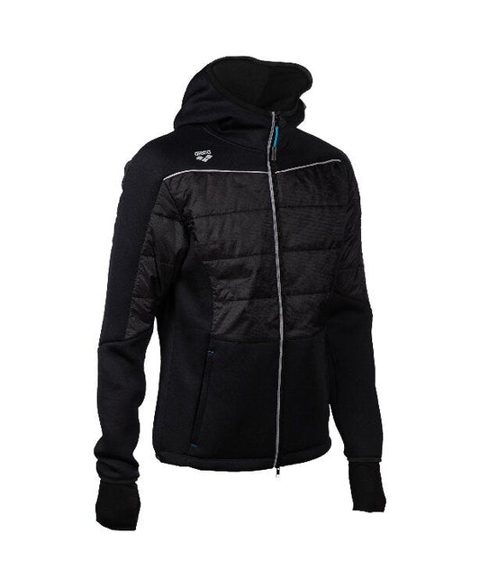 Arena Team Hooded Full Zip Half-Quilted Jacket