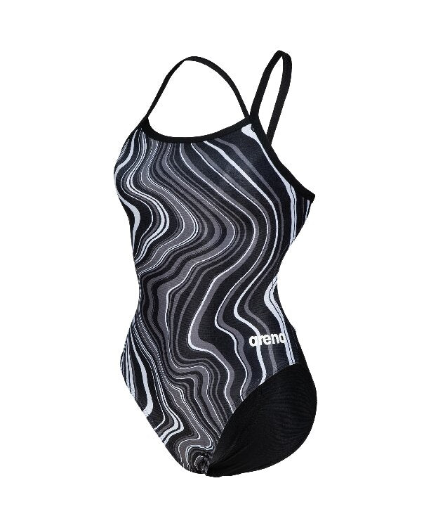 Arena Women's Marbled Challenge Back One Piece