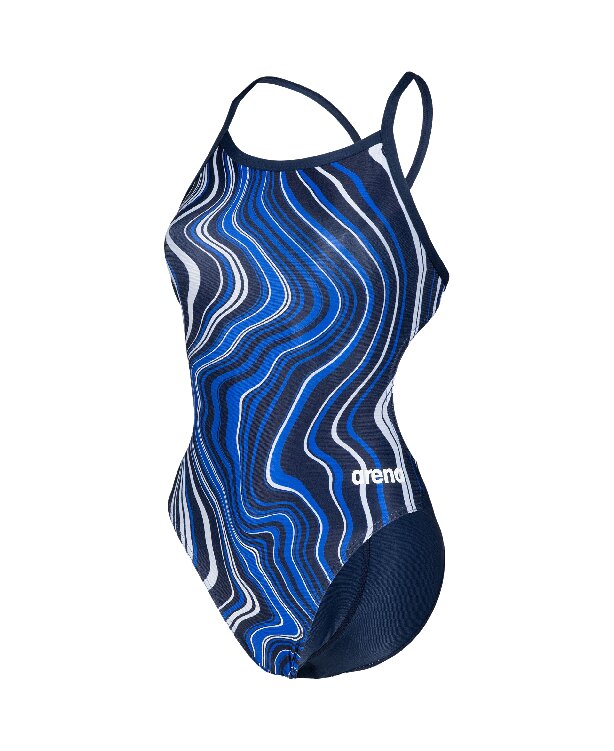 Arena Women's Marbled Light Drop Back One Piece