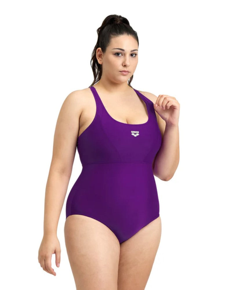 ARENA Women&#39;S Solid Swimsuit Control Pro Back Plus