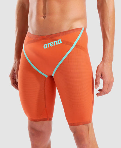 ARENA Men's Powerskin Carbon Glide Jammer Sunset Coral LIMITED EDITION