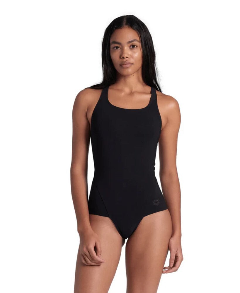 ARENA Women&#39;s Mesh Panels One Piece Swimsuit Power Back