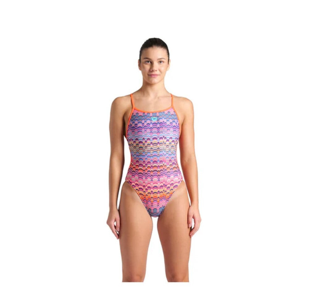 ARENA Women&#39;s Ondulation One Piece Swimsuit Lace Back