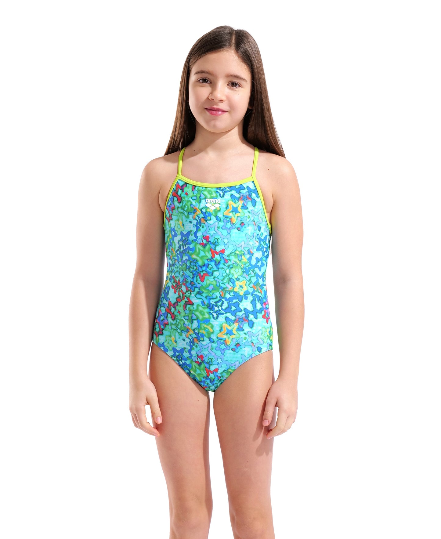 ARENA STARS SWIMSUIT LIGHT DROP BACK L FEEL GIRL