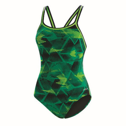 DOLFIN Womens Reliance Eclipse DBX Back One Piece Swimsuit