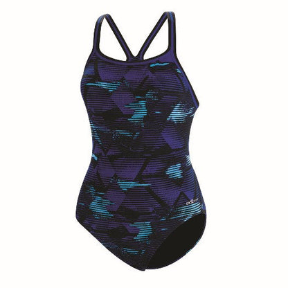 DOLFIN Womens Reliance Eclipse DBX Back One Piece Swimsuit