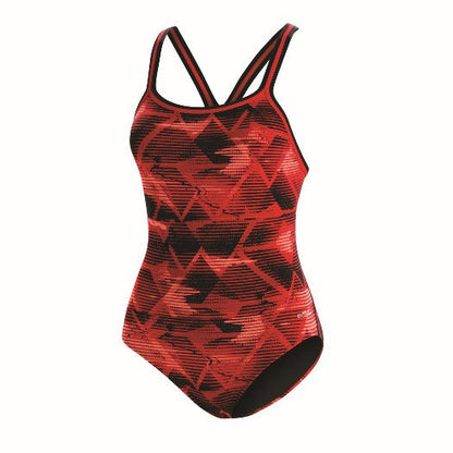 DOLFIN Womens Reliance Eclipse DBX Back One Piece Swimsuit