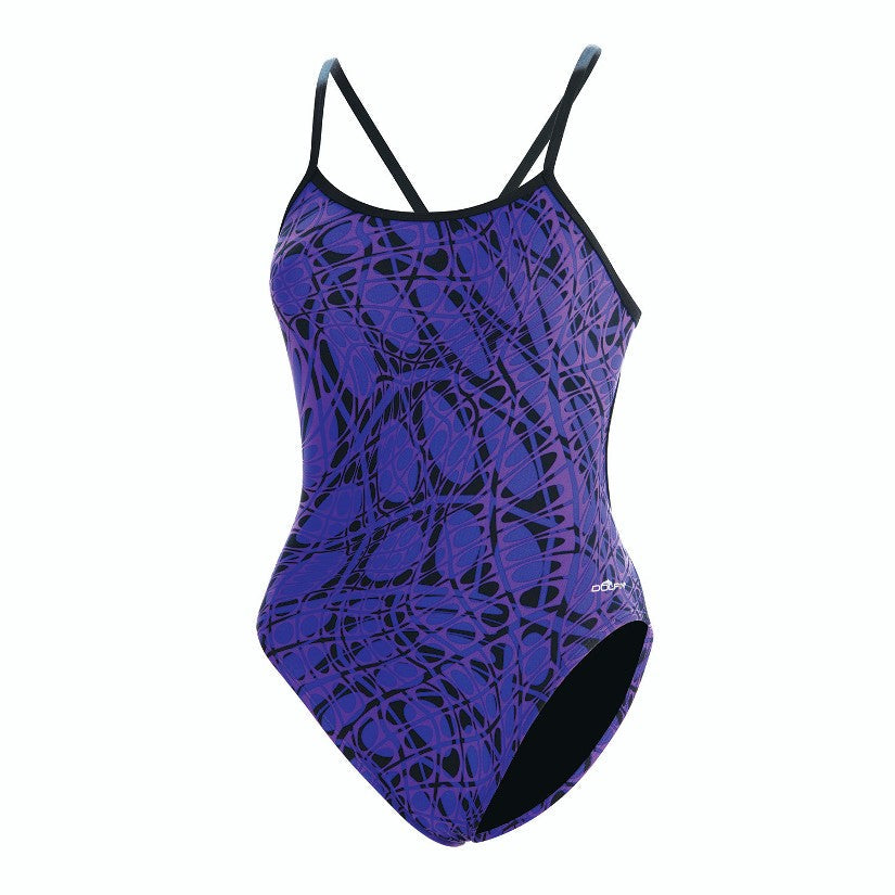 DOLFIN Womens Reliance Energy String Back One Piece Swimsuit