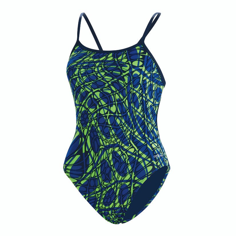 DOLFIN Womens Reliance Energy String Back One Piece Swimsuit