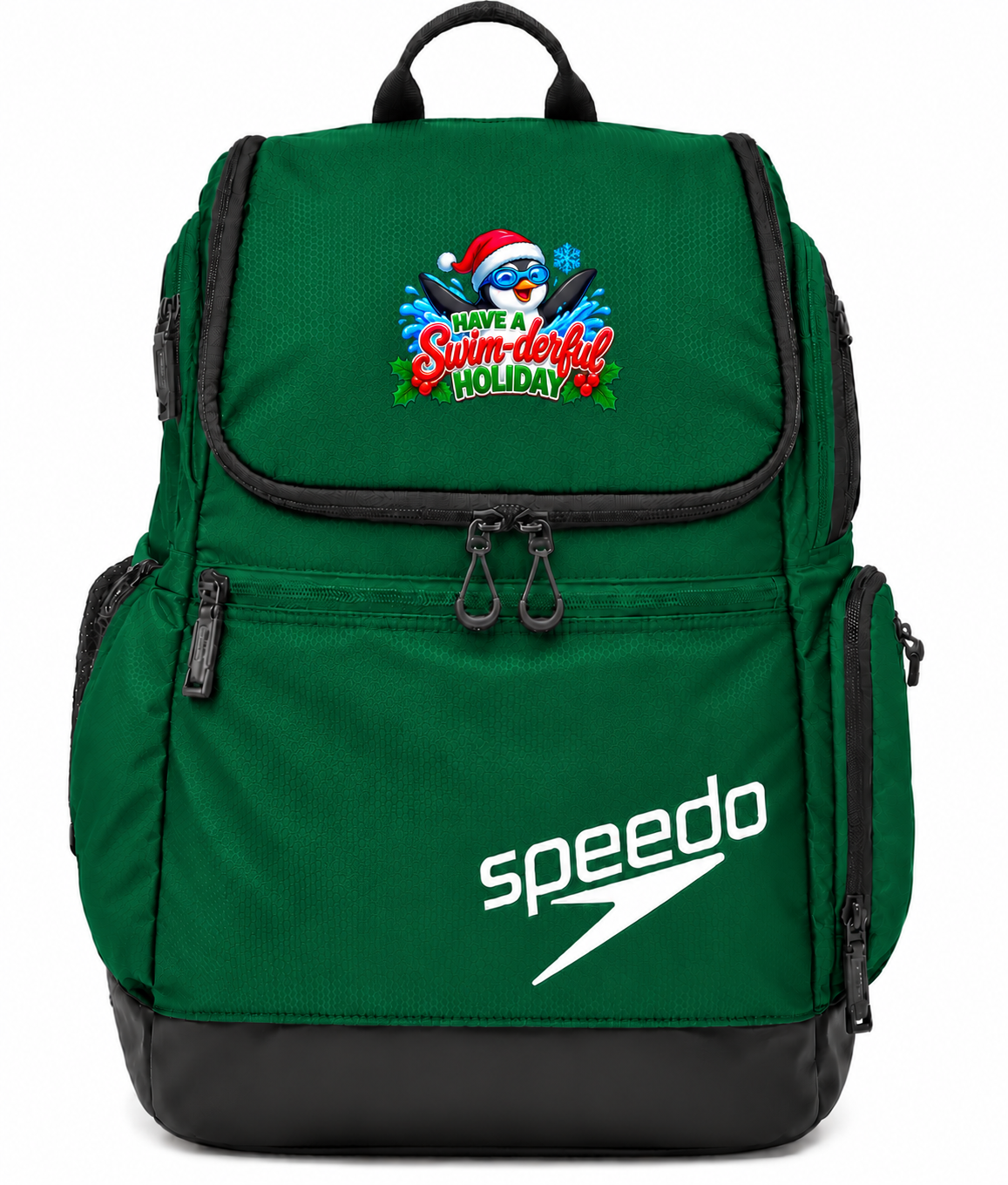VLX Holiday Swim Penguin Holiday Backpack