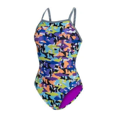 DOLFIN Women's Uglies Delta V-Back One Piece Swimsuit