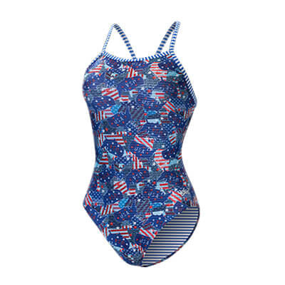 DOLFIN Women's Uglies Brave V-Back One Piece Swimsuit