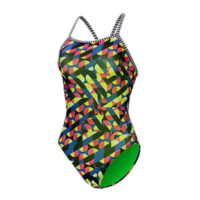 DOLFIN Women's Uglies Gamescape V-Back One Piece Swimsuit