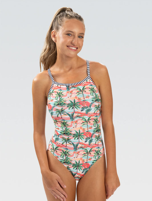DOLFIN Women\'s Uglies Aloha V-Back One Piece Swimsuit