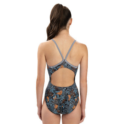 DOLFIN Women's Uglies Hot Tropic V-Back One Piece Swimsuit