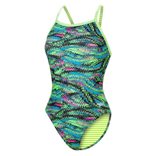 DOLFIN Uglies Women&#39;s Lifeline V-2 Back One Piece Swimsuit