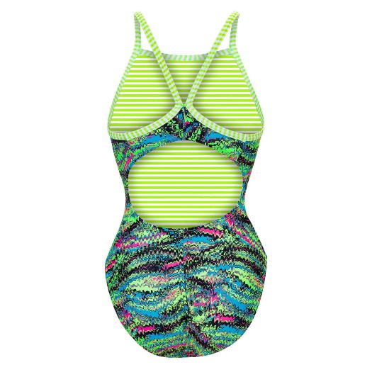 DOLFIN Uglies Women&#39;s Lifeline V-2 Back One Piece Swimsuit