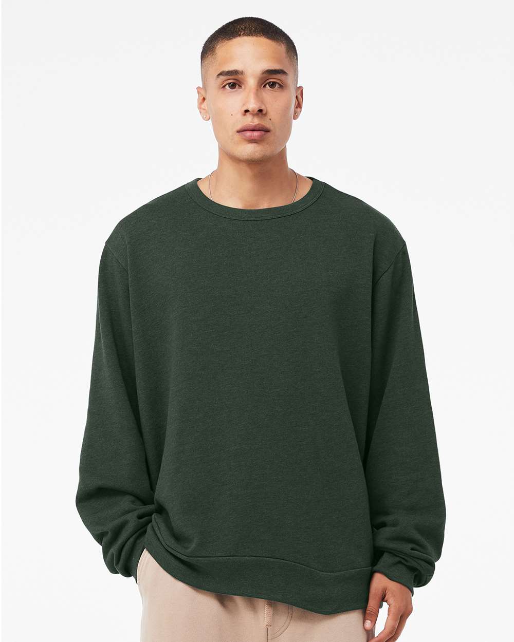BELLA+CANVAS Unisex Sponge Fleece Classic Crewneck Sweatshirt BC3911