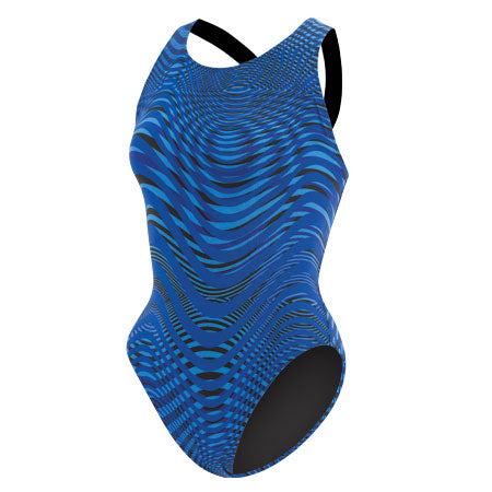 Dolfin Poly Fusion Women\'s Abyss Performance Back Swimsuit