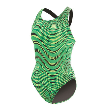 Dolfin Poly Fusion Women\'s Abyss Performance Back Swimsuit