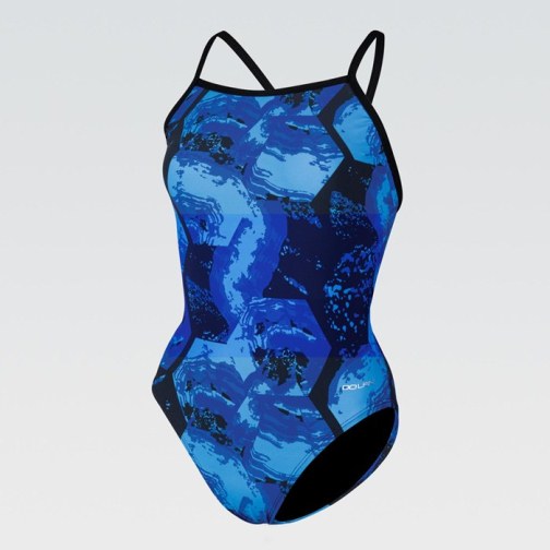 DOLFIN Women's Graphlite Rogue V Back One Piece
