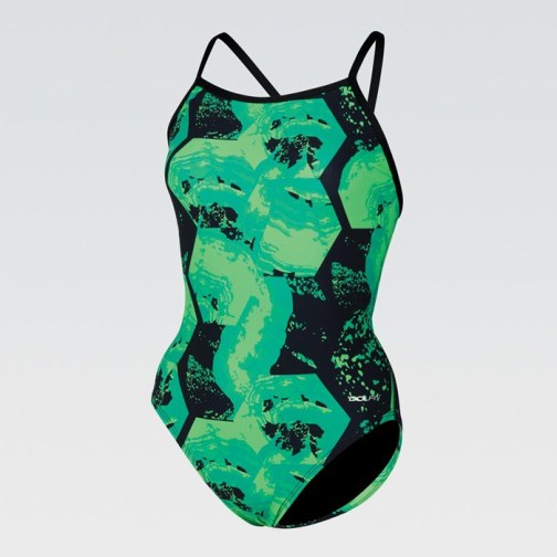 DOLFIN Women's Graphlite Rogue V Back One Piece